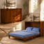 Lit escamotable Orion de Night & Day Furniture avec matelas à mémoire de forme inclus, construction en bois massif, cerisier-1450816980-1450817002
