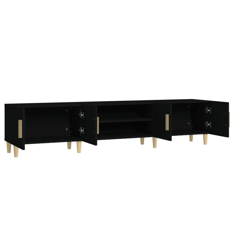 Kyeisha TV Cabinet 180x31.5x40 cm Engineered Wood, Black