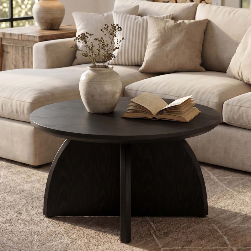 Table basse 31,5 "avec pieds croisés