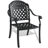 3 Cast Aluminum Patio Collection With Cushions - Black, , For Outdoor Fun And Comfortable Relaxation Black Water-Repellent Coating-1249107841