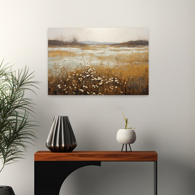 Art contemporain automnal abstrait Meadow I