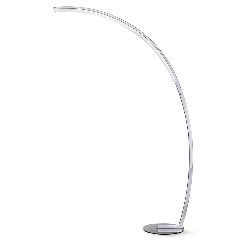 Taneytown 76'' LED Arched Floor Lamp, Chrome