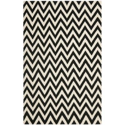Besaw Chevron Wool Hand Woven Area Rug