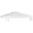 2 Tier Gazebo Replacement Top Canopy Cover White 9.8 x 9.8 ft Weather Resistant Outdoor Patio Roof 1 oz per ft² Fabric-122732984-122732988