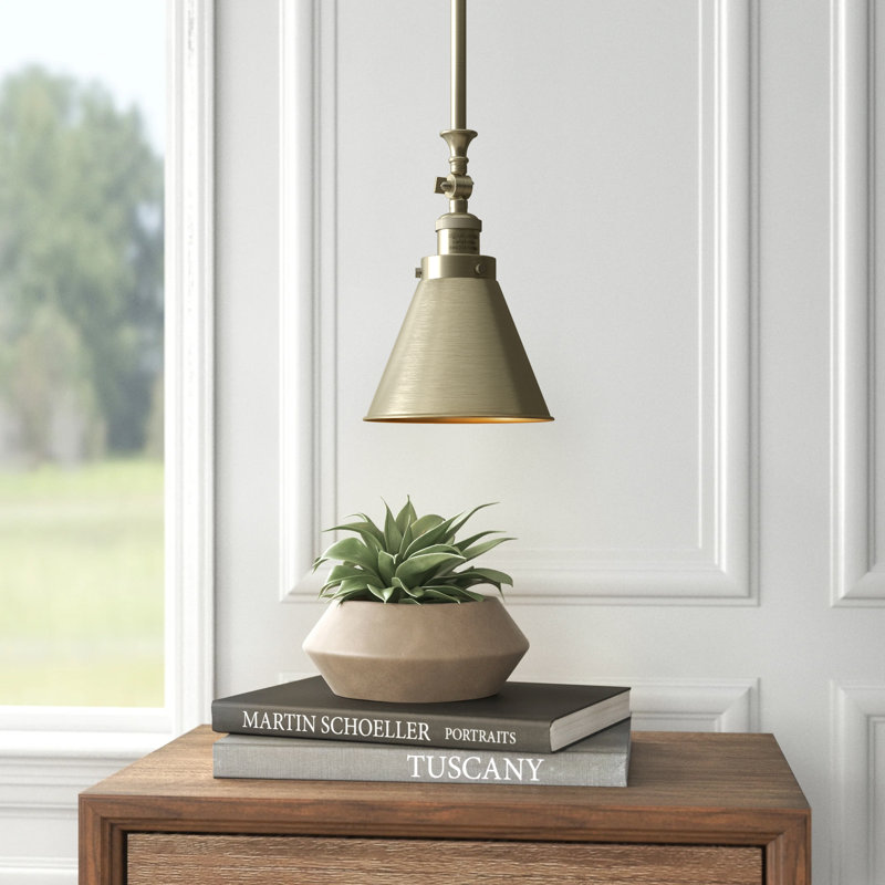 Donovan 1 - Light Single Pendant, Antique Brass, Antique Brass