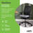 HON Nucleus Mesh Ergonomic Office Chair, Advanced Tilt, Black Frame, Basalt-121844267-81753448-121844266