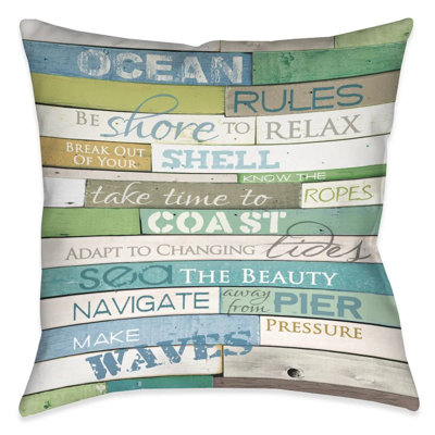  Coussin décoratif d'intérieur Ocean Rules