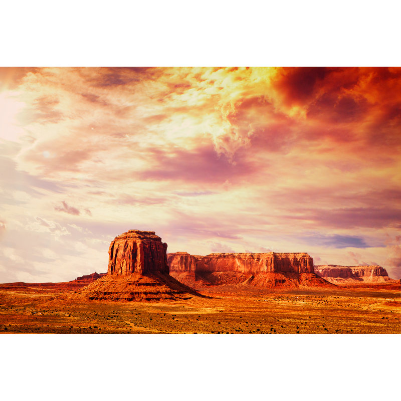 Craigmore Landscape At The Sunset by Benemaleistock - Wrapped Canvas Print, 30cm H x 46cm W x 3.8cm D