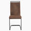 Chaises de salle à manger en tissu de style rétro en suède, pieds en métal robustes, dossier arqué ergonomique + structure en métal renforcé. Ensemble complet: ensemble de quatre pour les réunions de famille. Ensemble de 4.-321455289