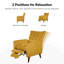 Fauteuil inclinable Amaurie Tacho avec dossier capitonné-1226636065