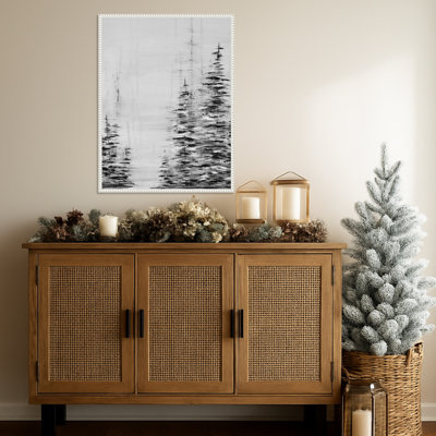 "Woodsy II" par Yvette St. Amant, reproduction d'art sur toile encadrée