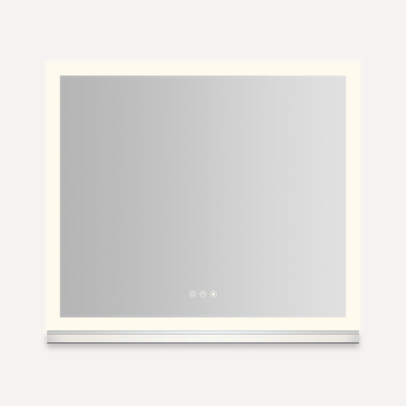 Mirrored Medicine Cabinet with LED Lights, 27" H x 30" W x 6" D