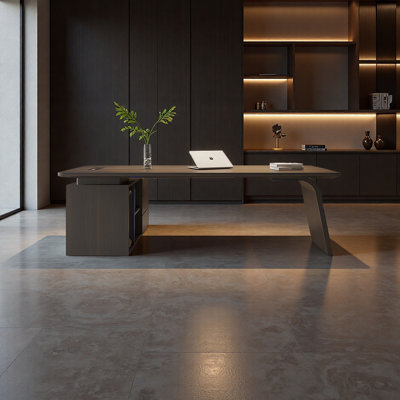 Bureau en bois massif Minimalist Luxe