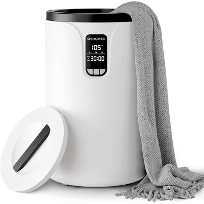 20L Large Towel Warmer with 24H Timer, Adjustable Temperature, LED Display, Auto Shut Off, Even Heating for Oversized Towels, Bathrobes, Blankets, and Pyjamas - Ideal for Bathroom and Spa Use