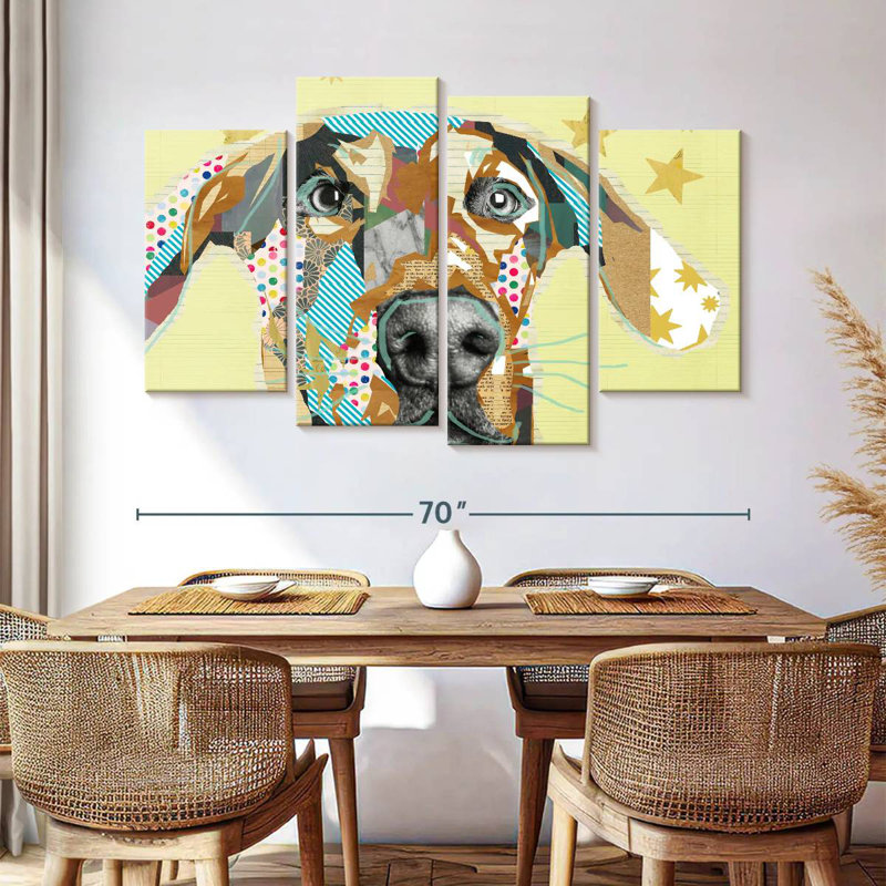 Brampt Doberman Collage, 42" H x 68" W