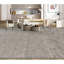 Wool Damask Area Rug in Gray