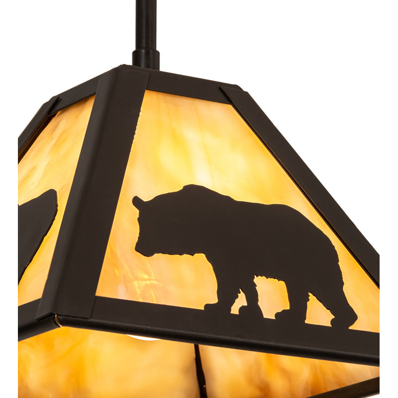 Rustic Lodge 1 - Light Pendant, 49" H x 11" W x 11" D