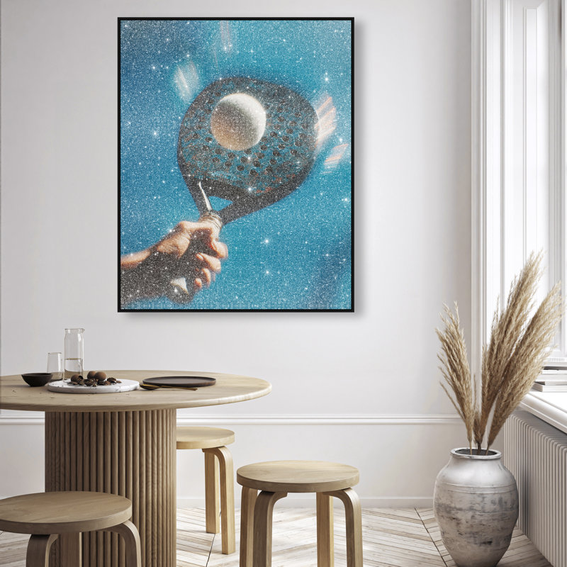 Instant Momentum Print by Oliver Gal, 25"H x 21"W, Black Floater Frame