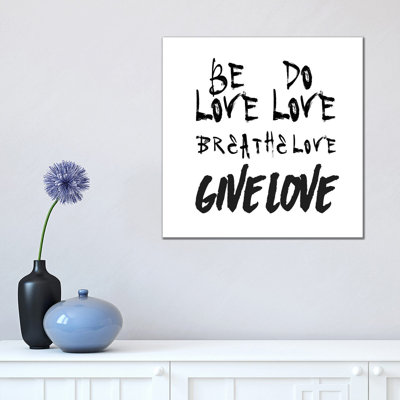 Be Love by Honeymoon Hotel - Wrapped Canvas Print