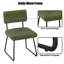 Chaise d'appoint rembourrée en velours Nikitia-515227048