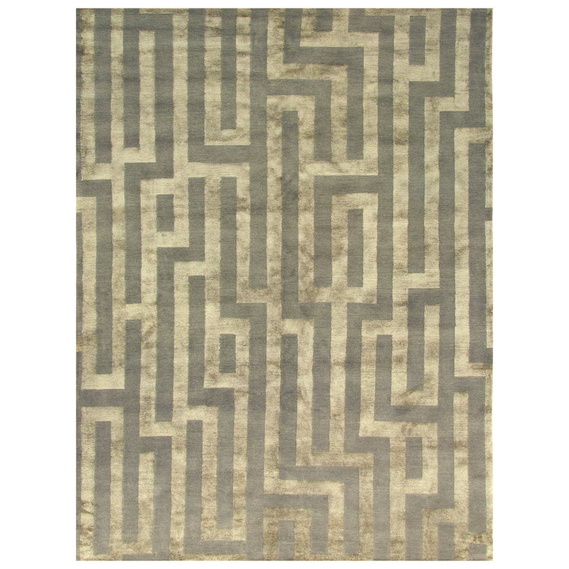 Geometric Area Rug, Rectangle 3' x 5'