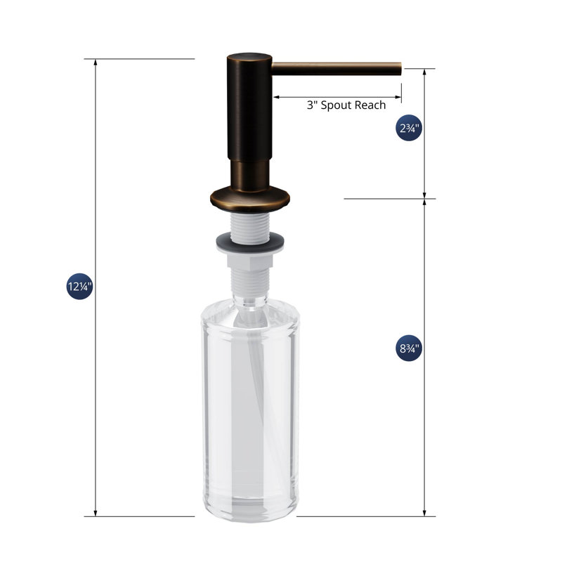 Distributeur de savon / lotion Karran, Oil Rubbed Bronze