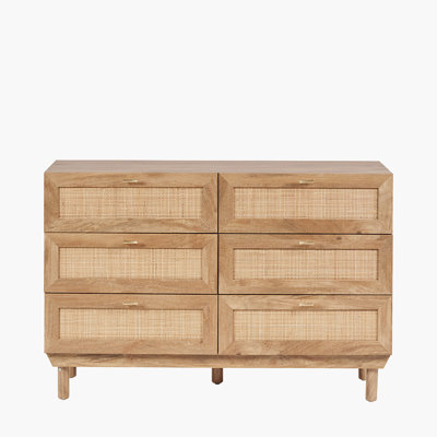 Cerelia 120cm W 6 - Drawer Chest of Drawers