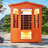 3-to-4-Person Outdoor Wooden Sauna Room