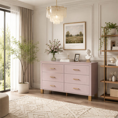 Commode double 6 tiroirs