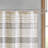 Cotton Stripe Printed Shower Curtain With Tassel