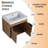 Olus 23.99'' Single Bathroom Vanity with Resin Top