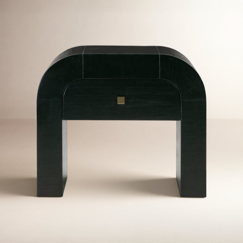 Baxley 26'' W Nightstand, Black
