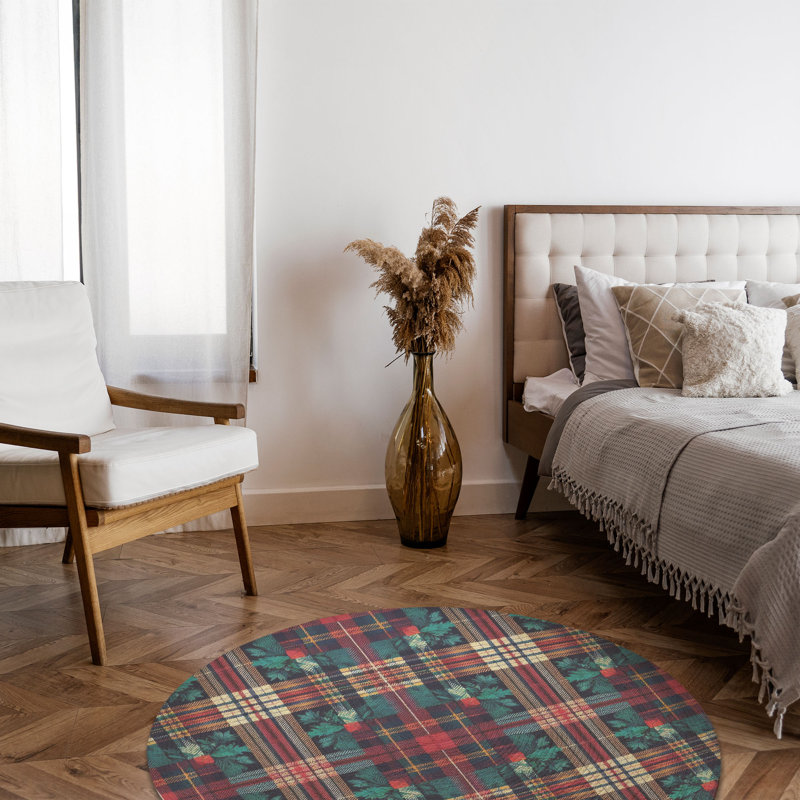 Tapis tressé Bold, Rond 5 pi
