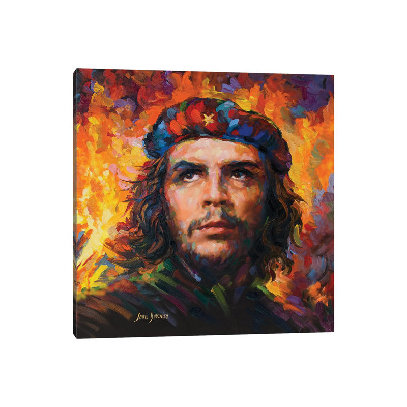 Che Guevara 1 Piece Painting on Canvas, 66.04cm H x 66.04cm W x 1.91cm D, Wrapped Canvas