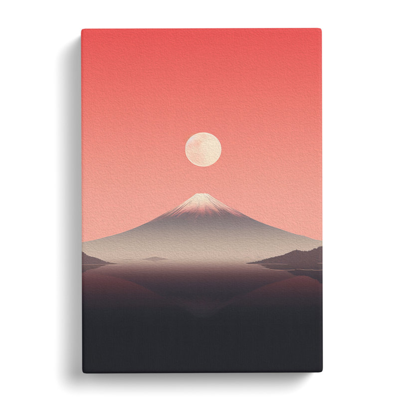 Mount Fuji Minimalism No.2 - Wrapped Canvas, 60cm H x 40cm W x 3cm D