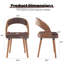 Chaise de salle à manger rembourrée avec structure en bois-459878684-468840567