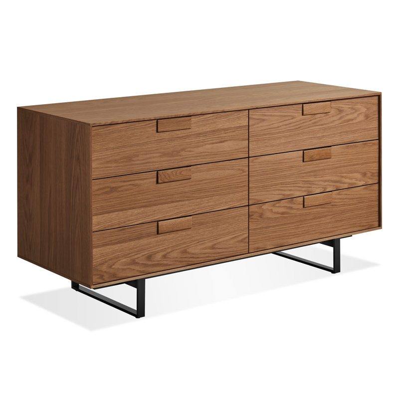 Commode à six tiroirs Series 11, Néant/noyer