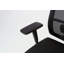 Chaise de bureau ergonomique à dossier haut 27 "en couleur avec accoudoirs Complus