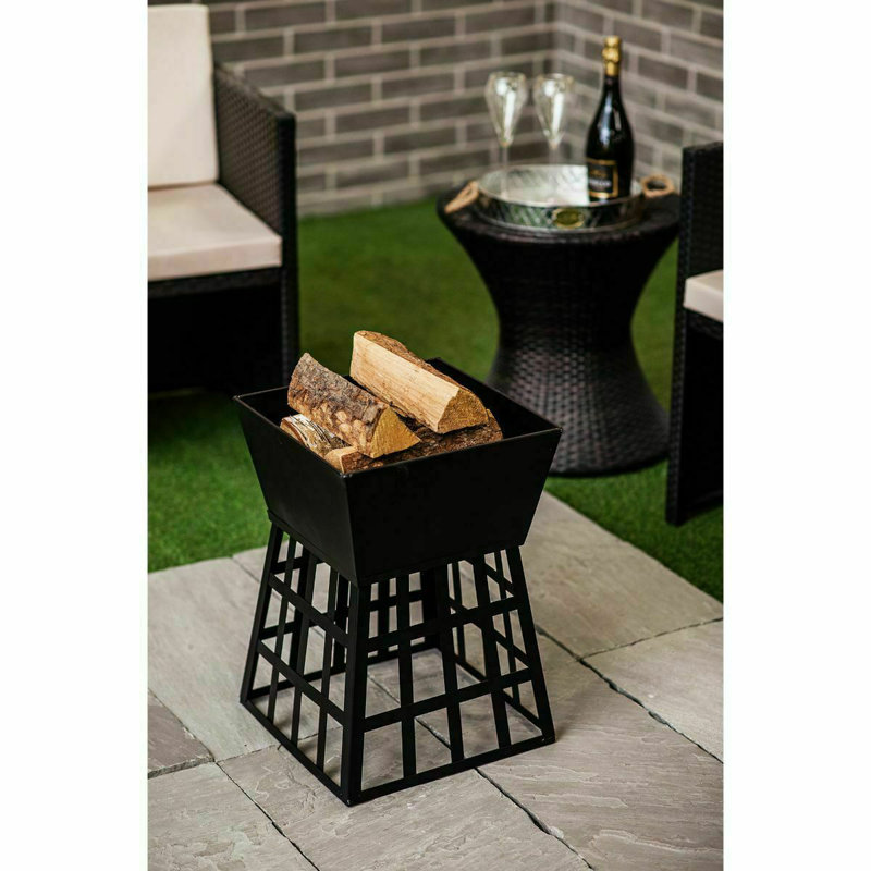 Square Steel Smokeless Fire Pit