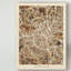 « nashville tennessee city map brown », impression sur toile tendue-530410282