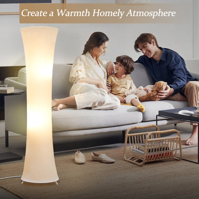 Wrought Studio™ Novelty 46“ Floor Lamp Slim Waist Design On-off Foot ...