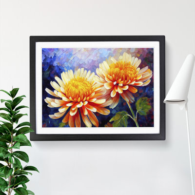 Chrysanthemum Flowers Vol.2 - Framed Print