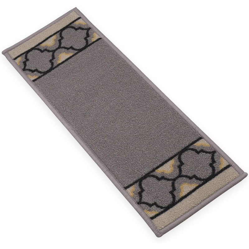 Tapis d'escalier Aramie, Gris, 12 Pieces Included