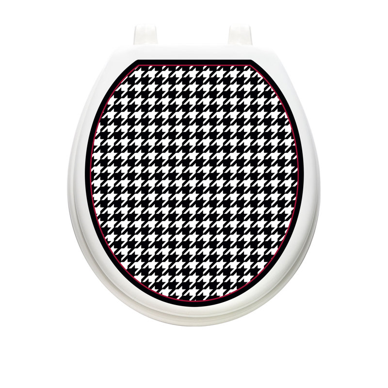 Décalcomanie de siège de toilette géométrique Hound, Rond