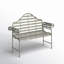 Banc de jardin en fer Ezio Chippendale