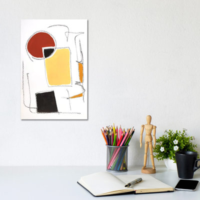 Mid-Century Modern I by Monika Mickute - Wrapped Canvas Painting