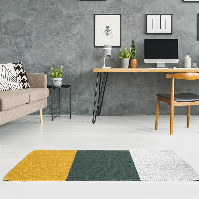 Chenille Indoor Rug, Rectangle 4' x 6'