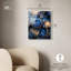 Décoration murale géodésite acrylique Oceanic Gold Sparkle par Art Remedy, prête à être accrochée-1660869674