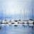 Boats at the dock - 32"x32" art on canvas