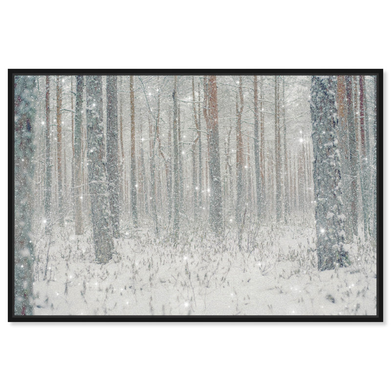 «Nature and Landscape Winter Wonderland Snowscapes», reproduction d'art sur toile, H 36 po x l 54 po x P 1,5 po